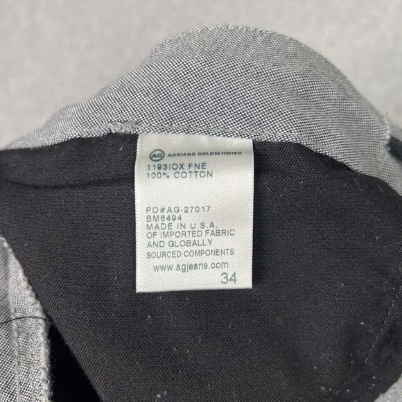 Adriano Goldschmied Mens 34 The Rover Travel Chino Jogger Pants 100% Cotton - Picture 12 of 12